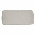 Classic Accessories Montlake Fadesafe Rectangle Sette Bench Cushion Cover - Heather Grey, 42 x 18 x 3 in. CL57518